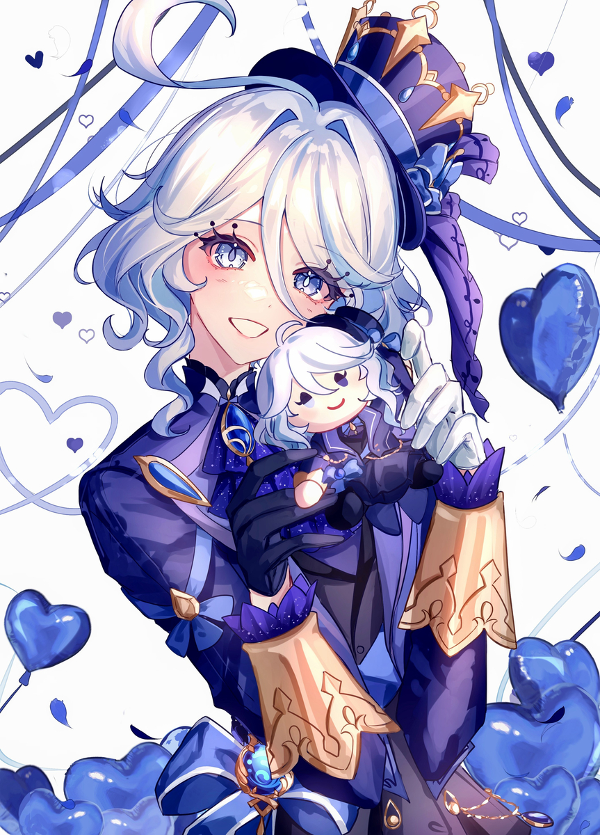 This is a pixiv picture whose title is フリーナ生誕祭2025.