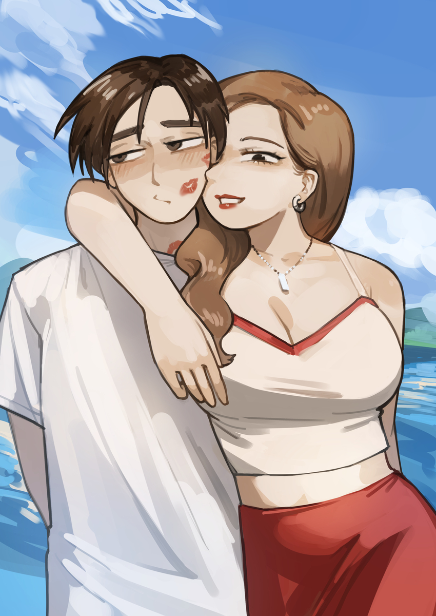 This is a pixiv picture whose title is 这才是Happy End.