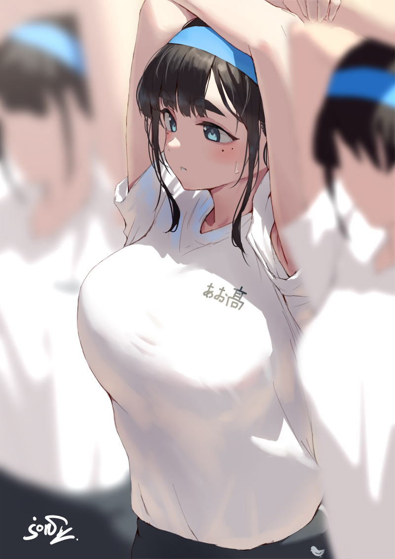 This is a pixiv picture whose title is 集団競技サボらないタイプ.