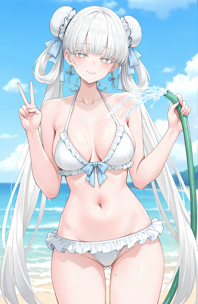 This is a pixiv picture whose title is 今汐.