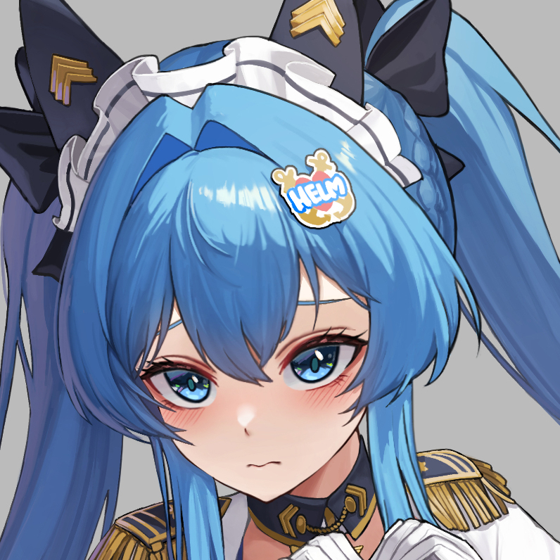 This is a pixiv picture whose title is Maid Helm.