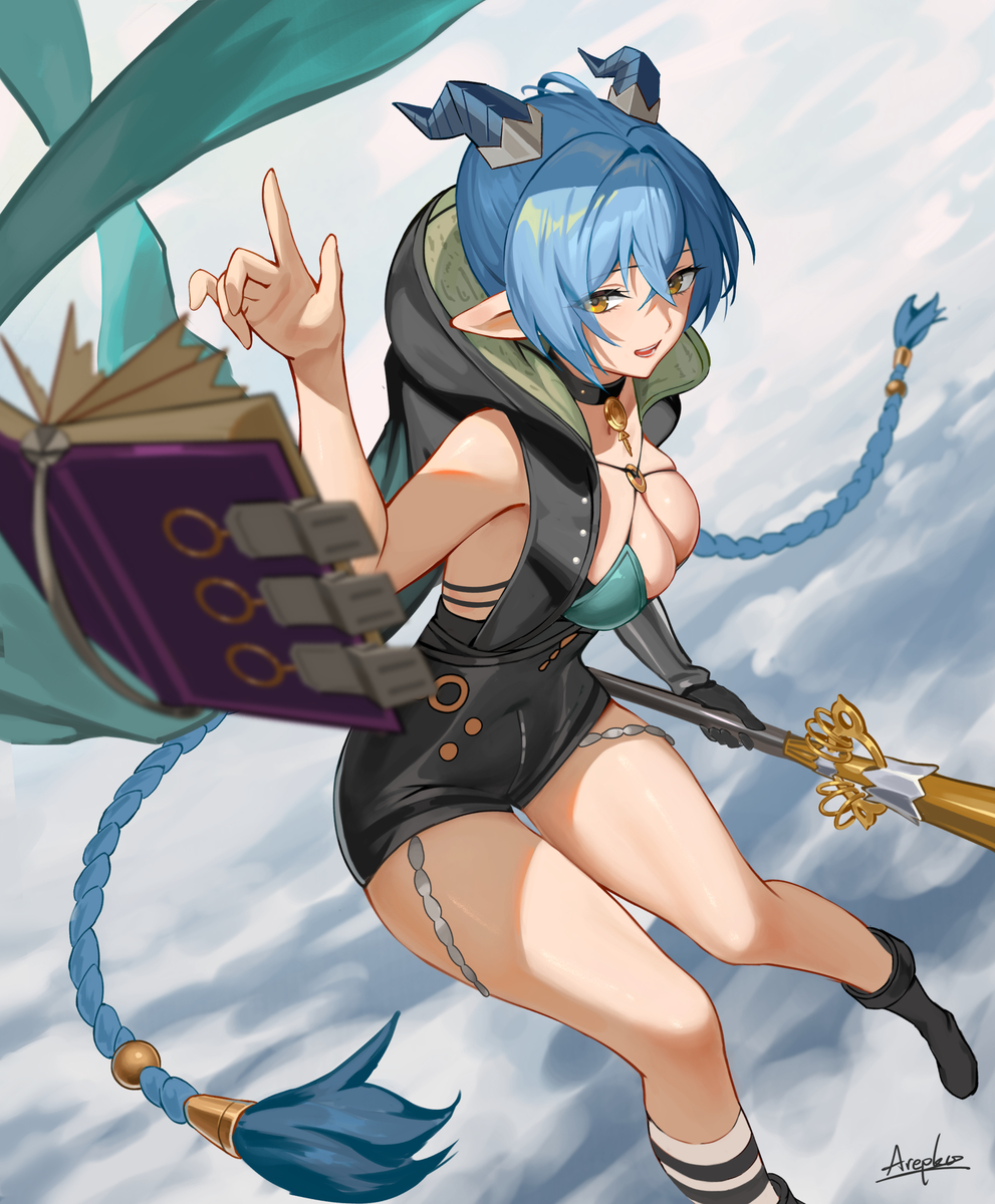 This is a pixiv picture whose title is 盧西婭~.