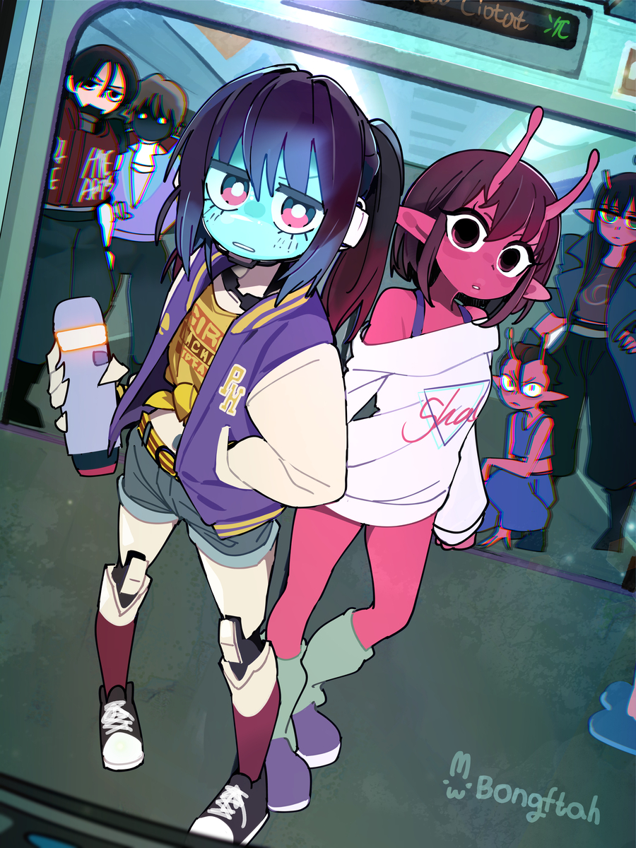 This is a pixiv picture whose title is ミルキーサブウェイ.