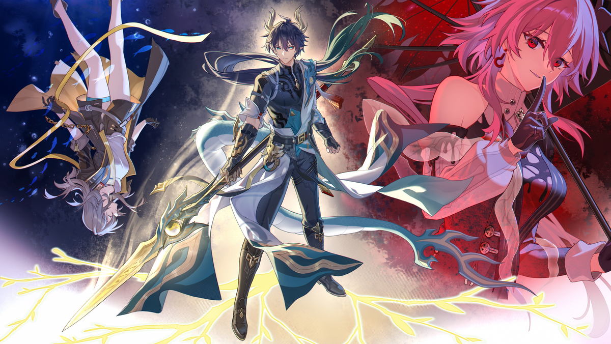 This is a pixiv picture whose title is 于长夜重返大地.