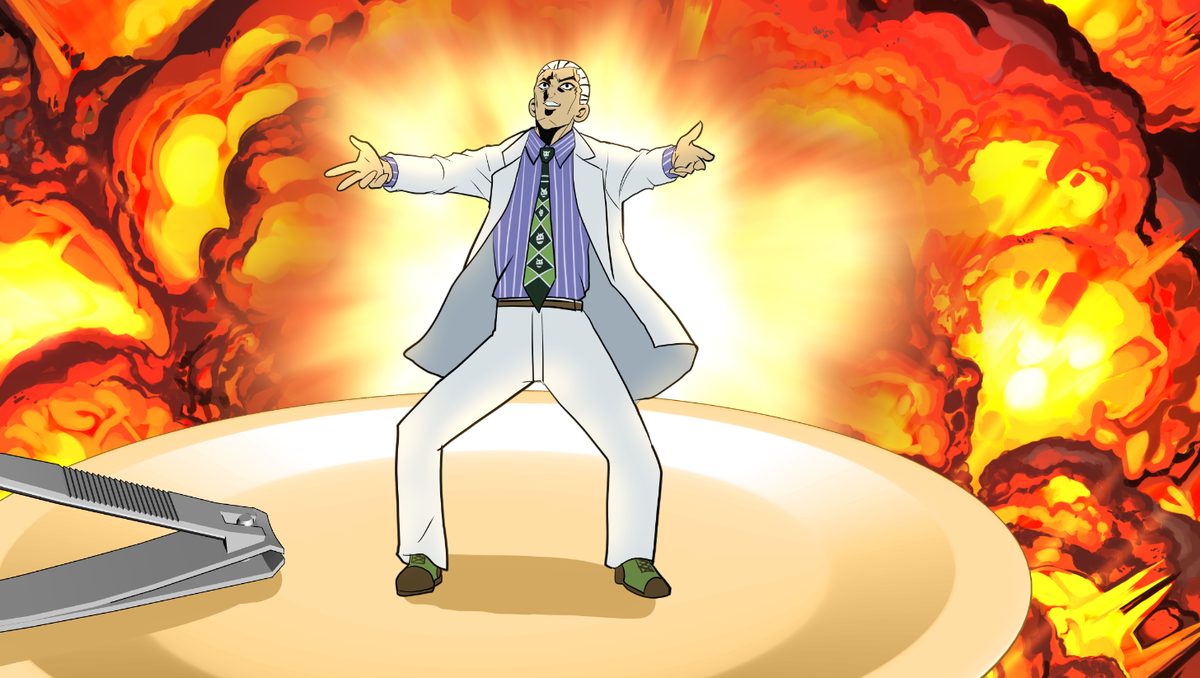 This is a pixiv picture whose title is 川尻浩作　爆発の流儀.