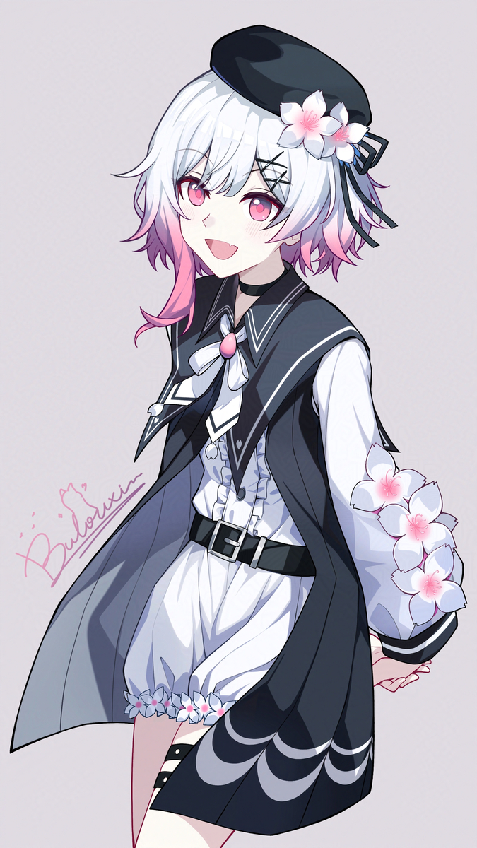 This is a pixiv picture whose title is 樱羽艾玛.