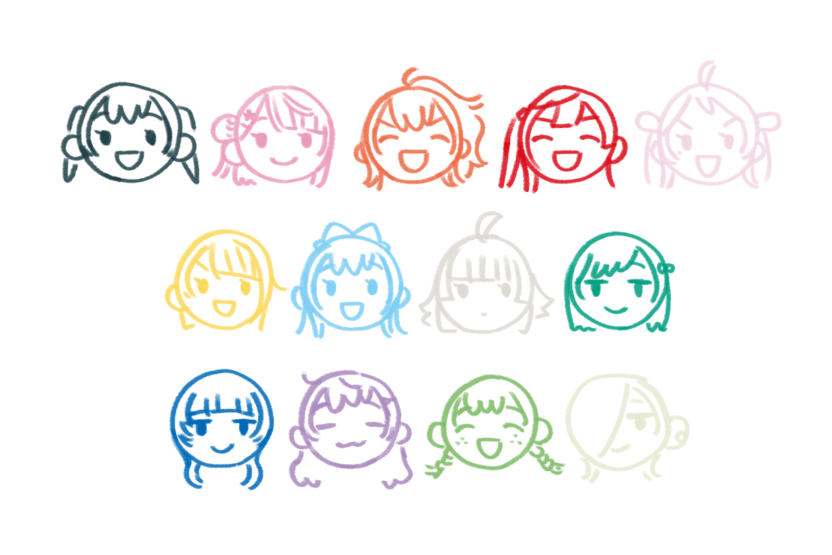 This is a pixiv picture whose title is にじがさき毎日パンまつり１４日目.