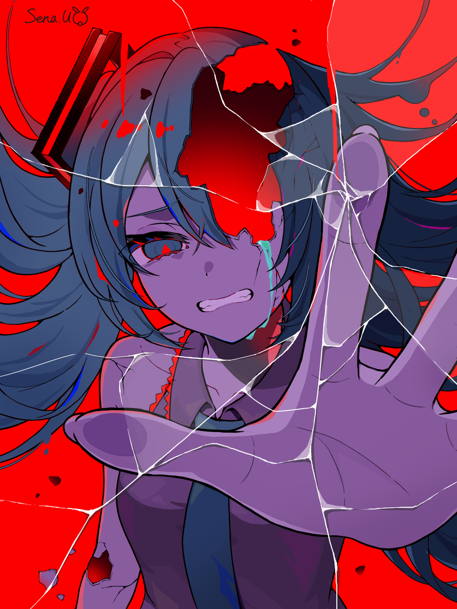 This is a pixiv picture whose title is 僕がヴィランなんて 嫌.