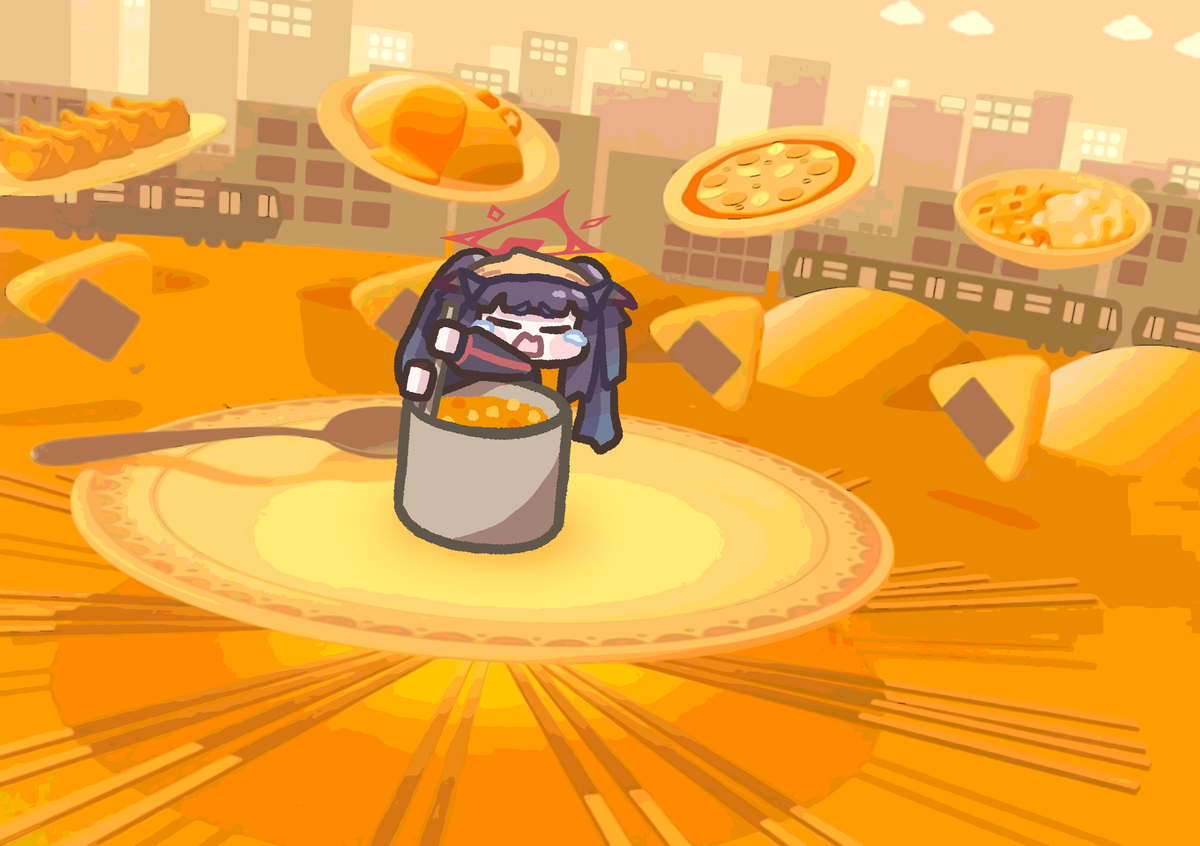 This is a pixiv picture whose title is 😭.