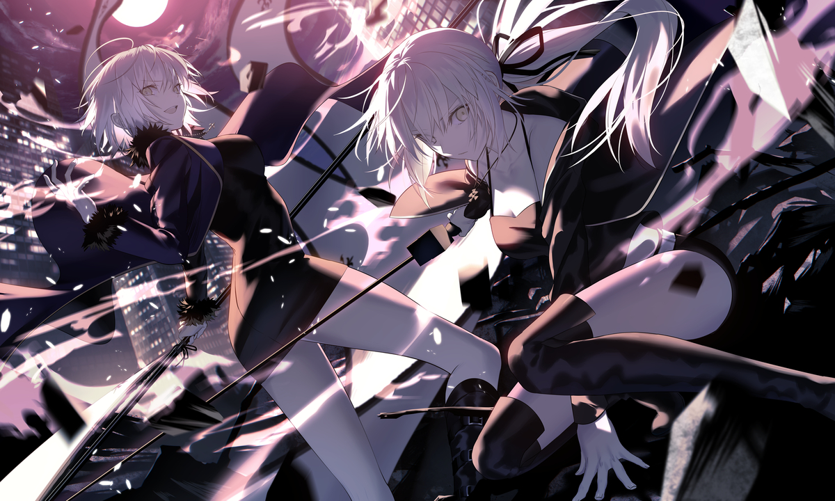 This is a pixiv picture whose title is 新宿のオルタ.