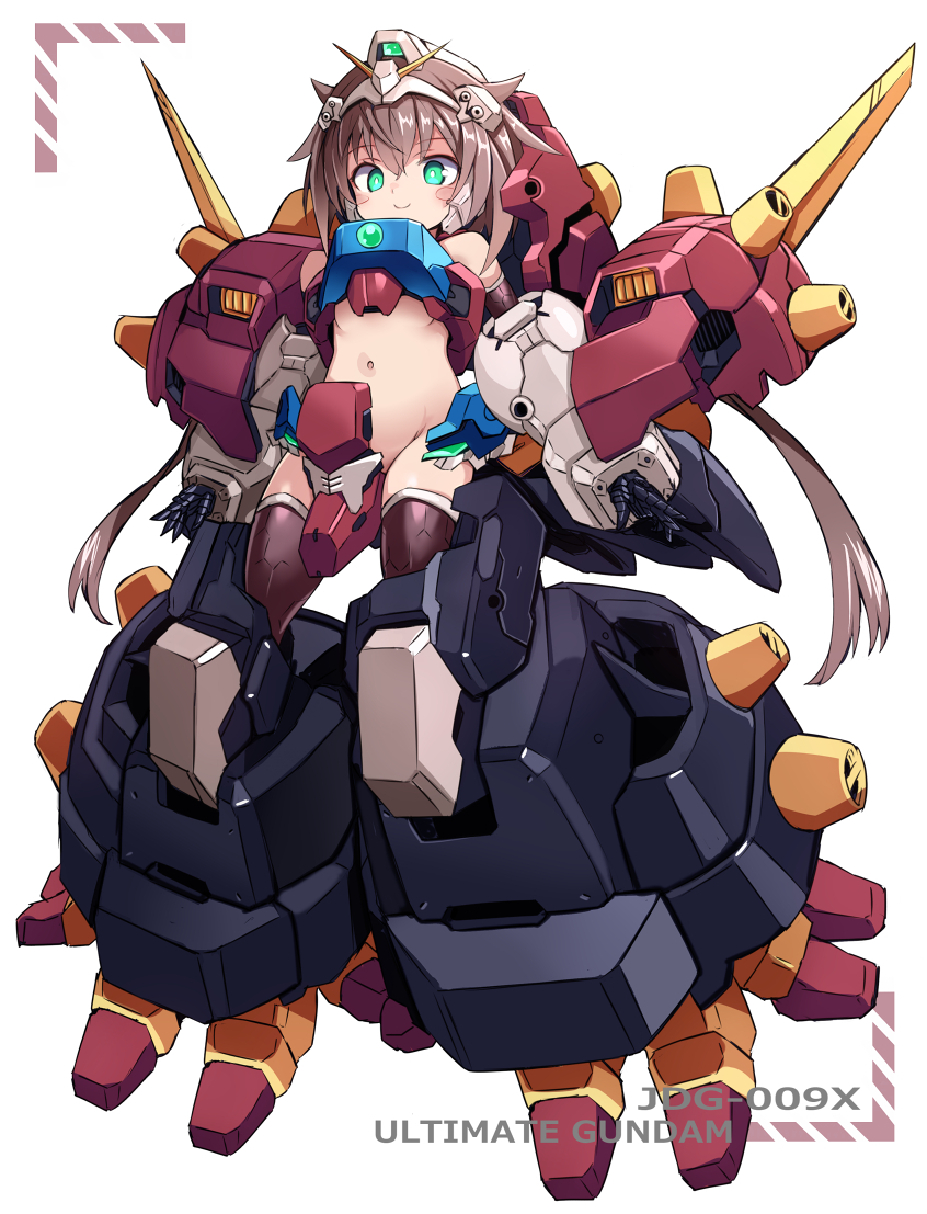 This is a pixiv picture whose title is デビルガンダムスメちゃん.