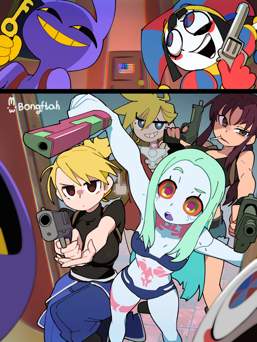 This is a pixiv picture whose title is 侵入.