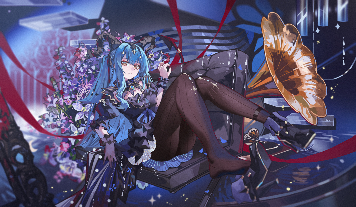 This is a pixiv picture whose title is 丰川祥子.