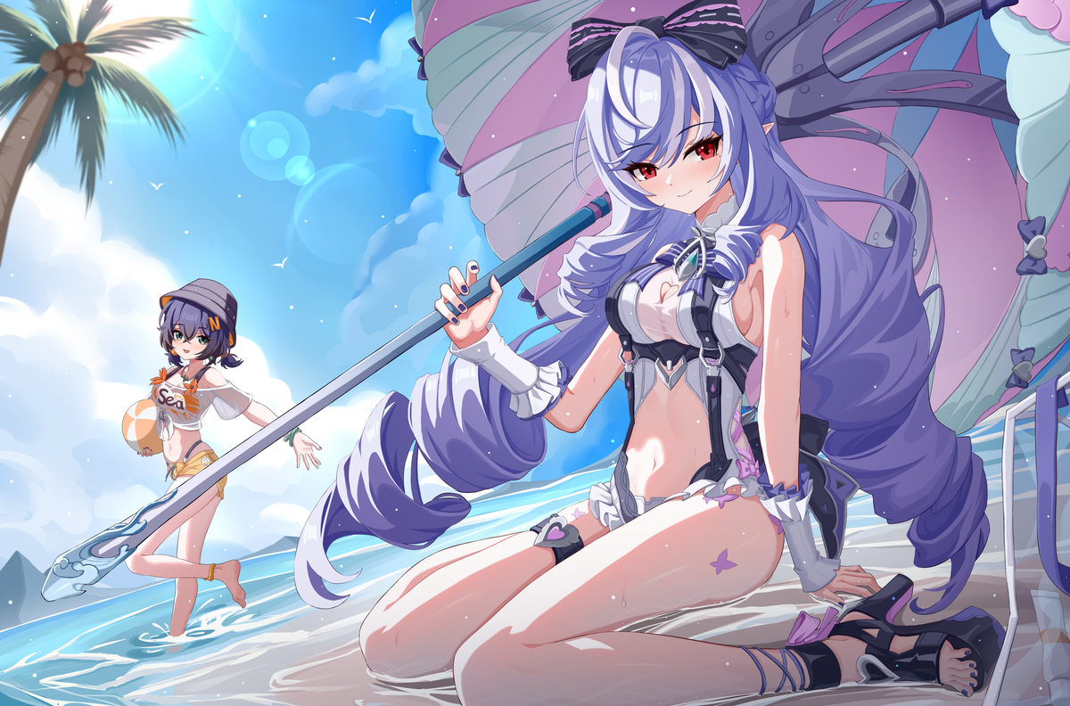 This is a pixiv picture whose title is 薇薇安.