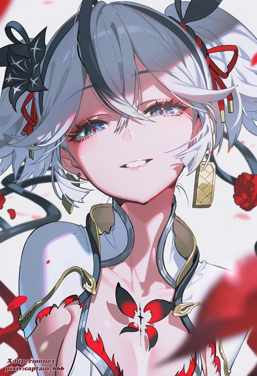 This is a pixiv picture whose title is 椿.