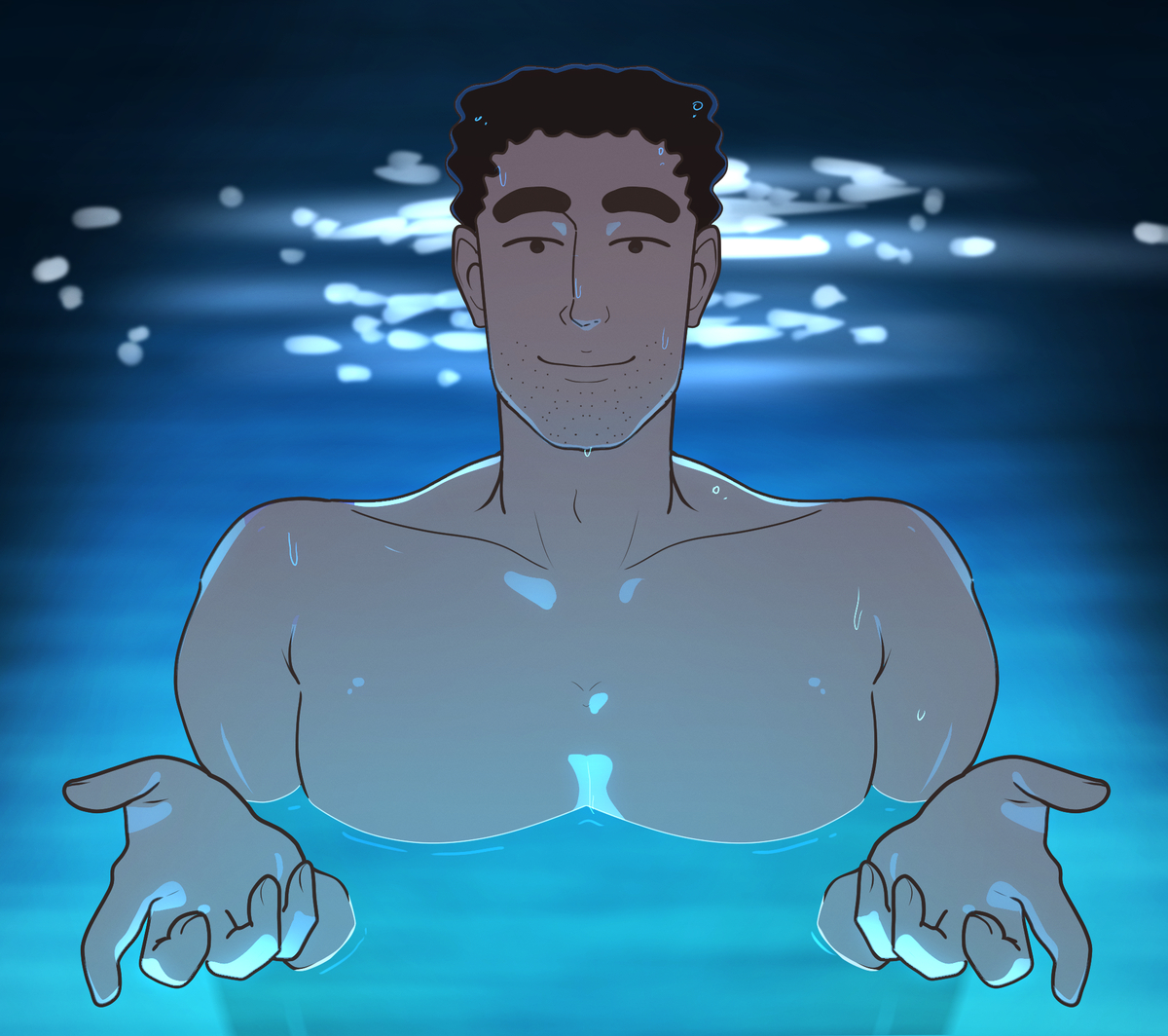 This is a pixiv picture whose title is "お前,  私が全部教えてあげる".