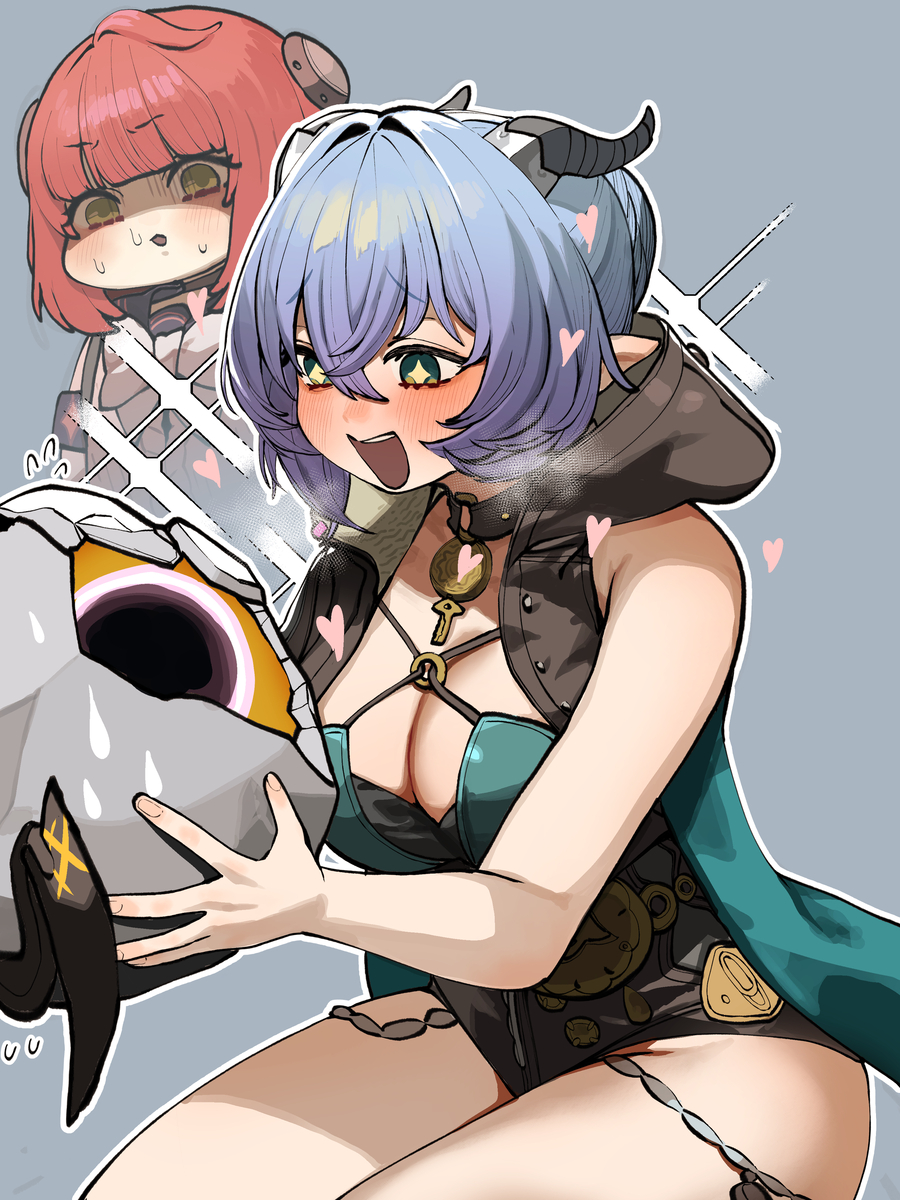 This is a pixiv picture whose title is 진짜 광기.