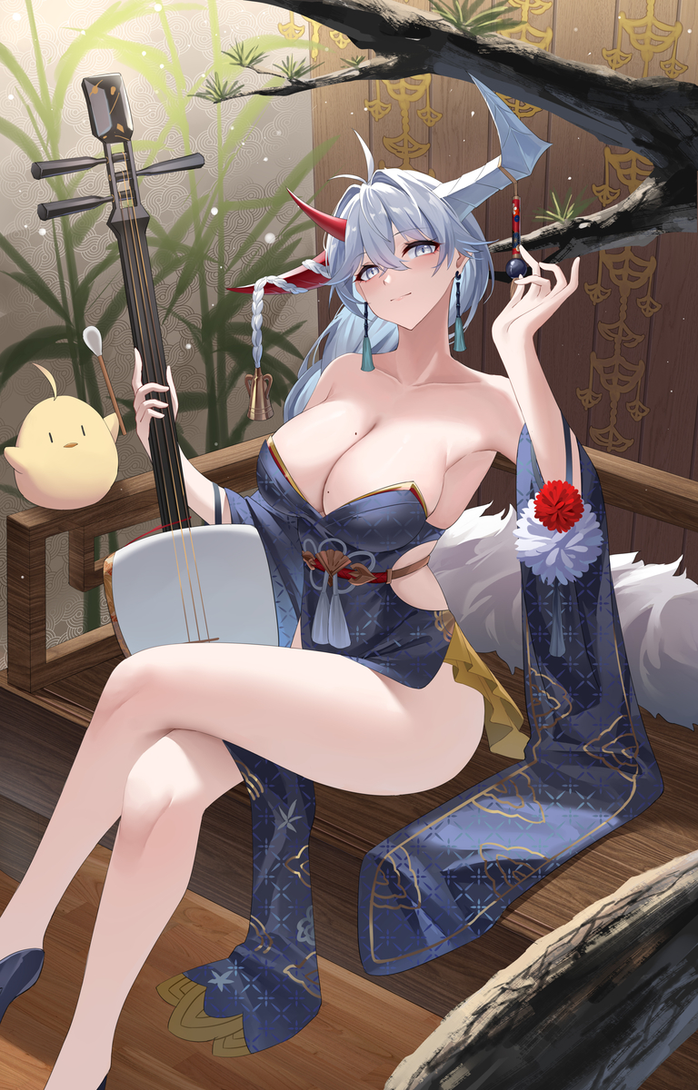 This is a pixiv picture whose title is 白龙.