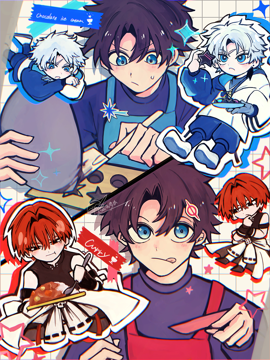 This is a pixiv picture whose title is 偉人の傘箱.