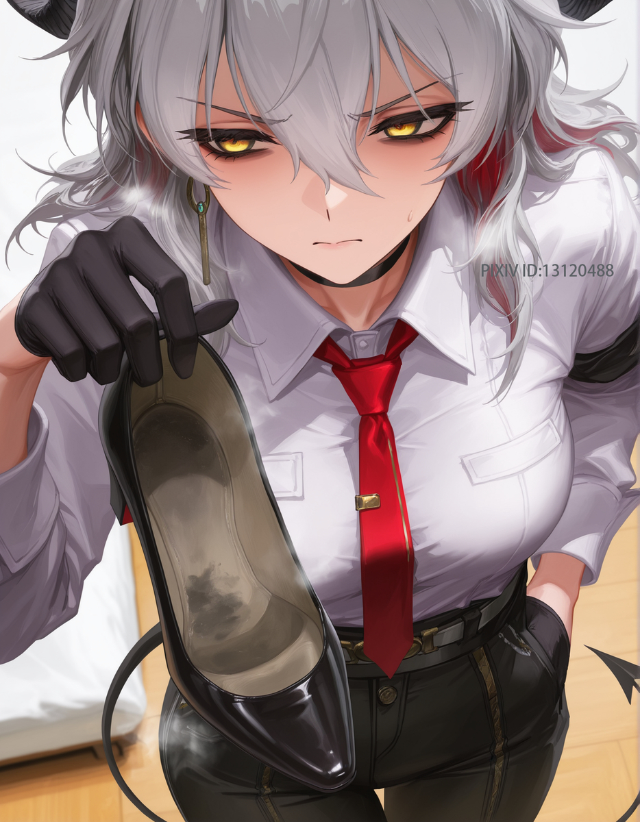 This is a pixiv picture whose title is ザンニーのハイヒール.