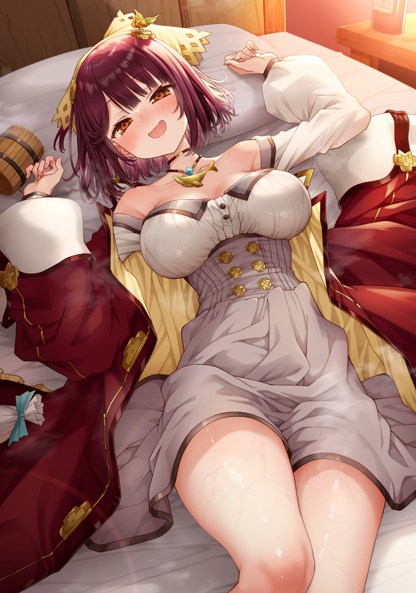 This is a pixiv picture whose title is のみすぎたソフィー先生.