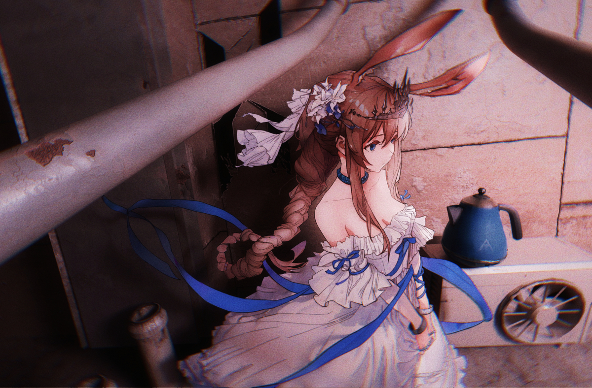 This is a pixiv picture whose title is 阿米娅.