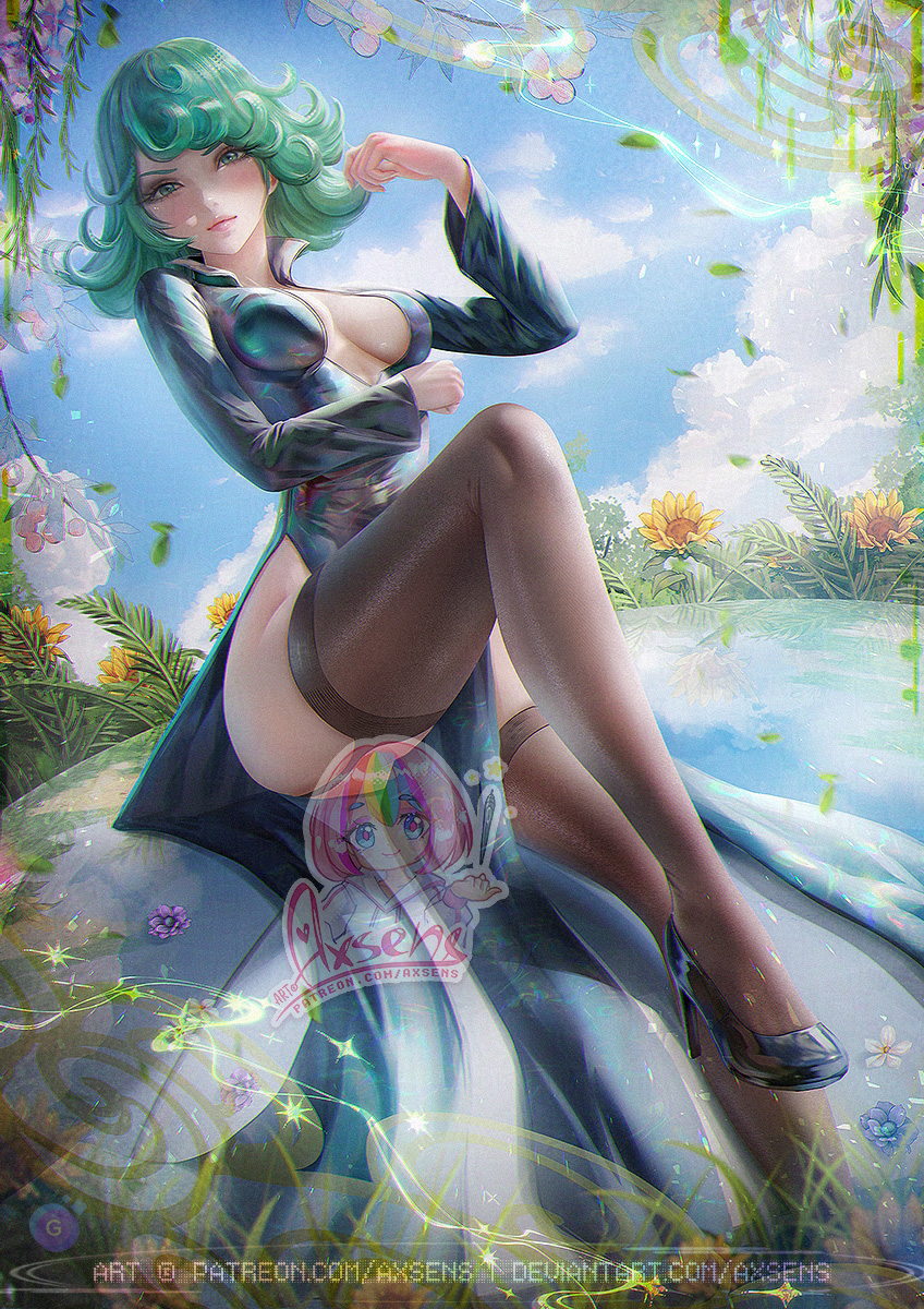 This is a pixiv picture whose title is タツマキ / Tatsumaki.