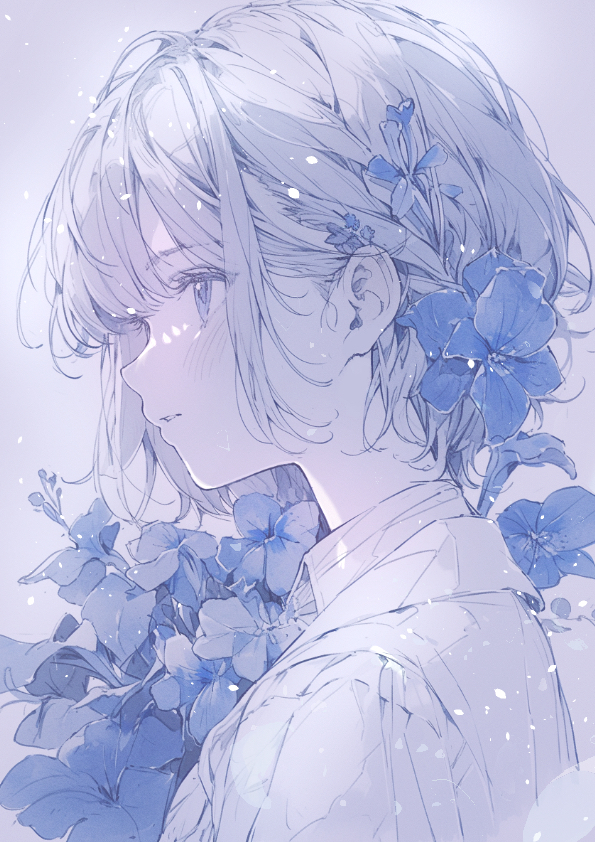 This is a pixiv picture whose title is 『doodle』.