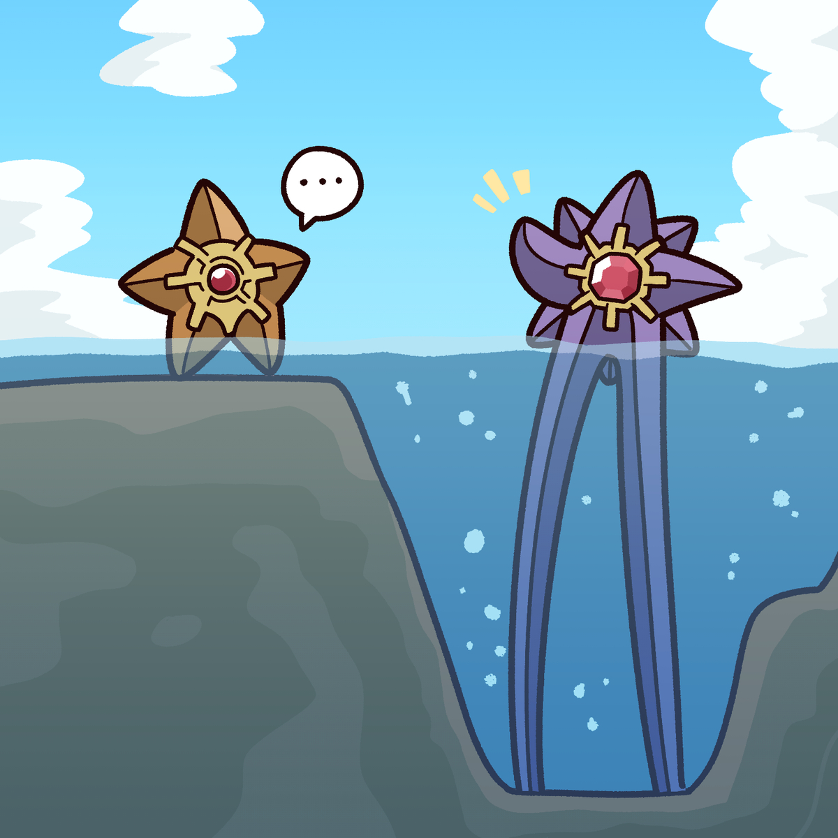 This is a pixiv picture whose title is 메가아쿠스타.