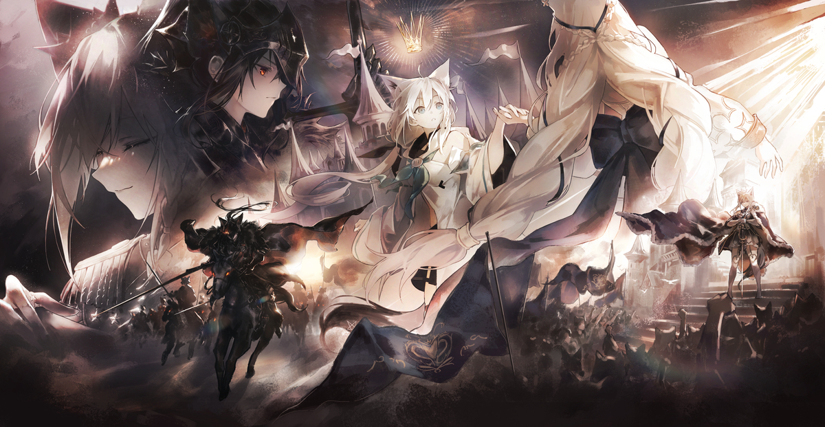 This is a pixiv picture whose title is 予言された王国.