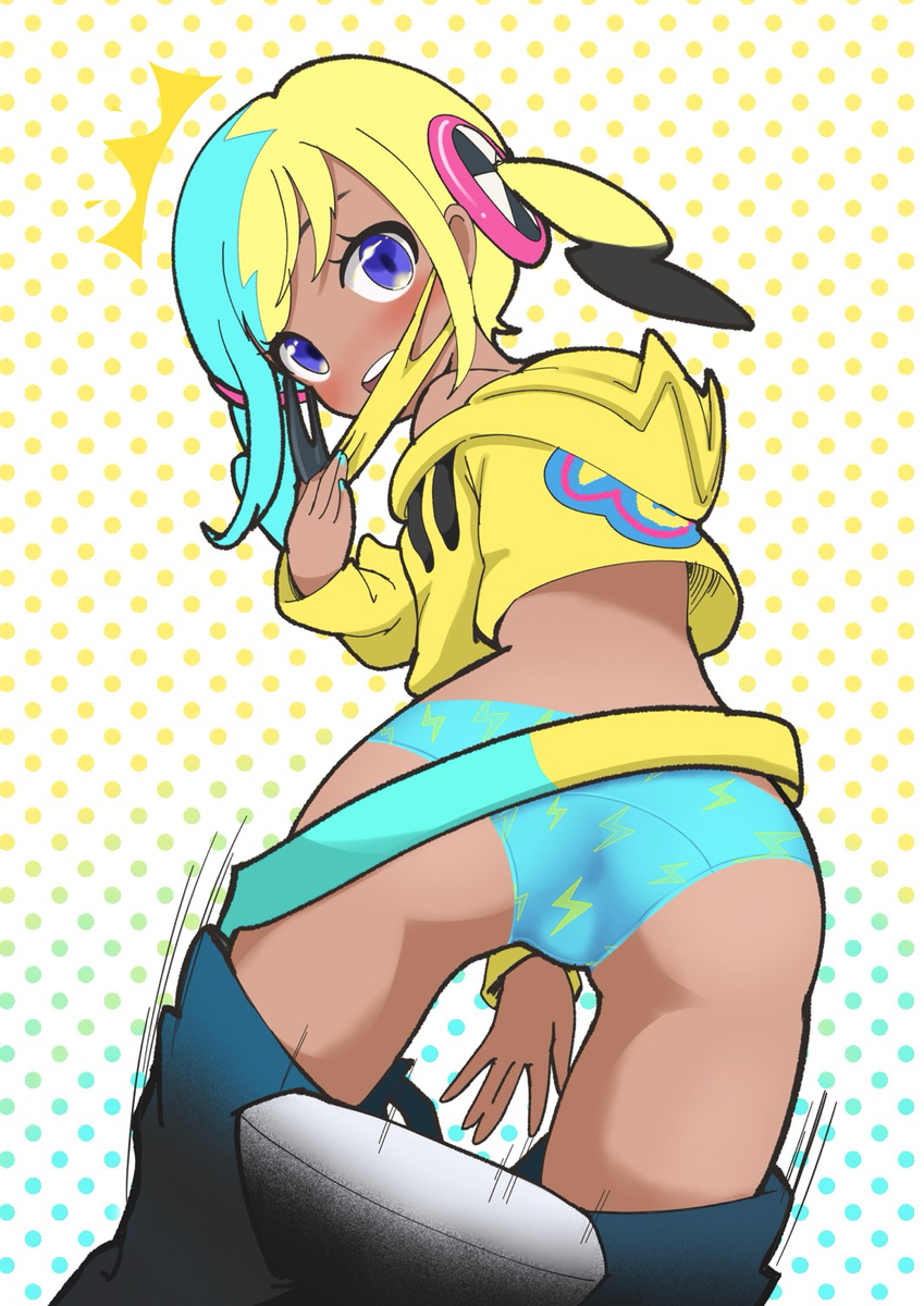 This is a pixiv picture whose title is 25−138 電気パンツ.