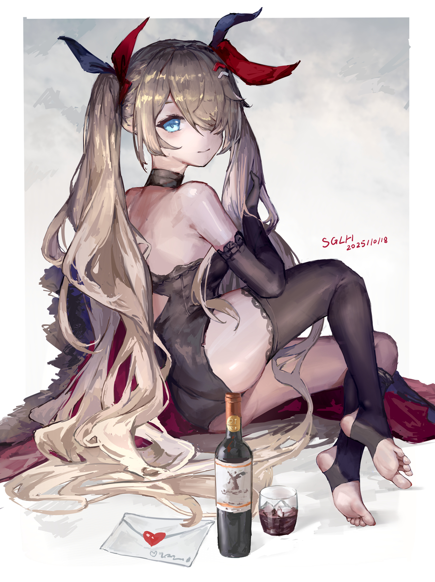 This is a pixiv picture whose title is 山风鸟（岛风）.