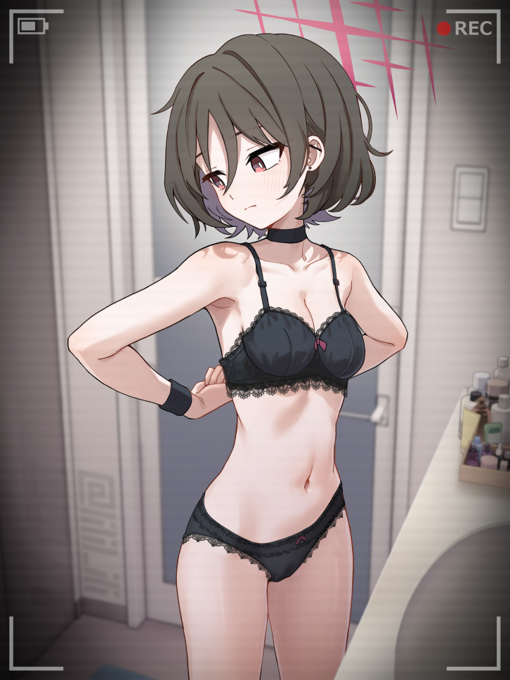 This is a pixiv picture whose title is ミサキ盗撮.