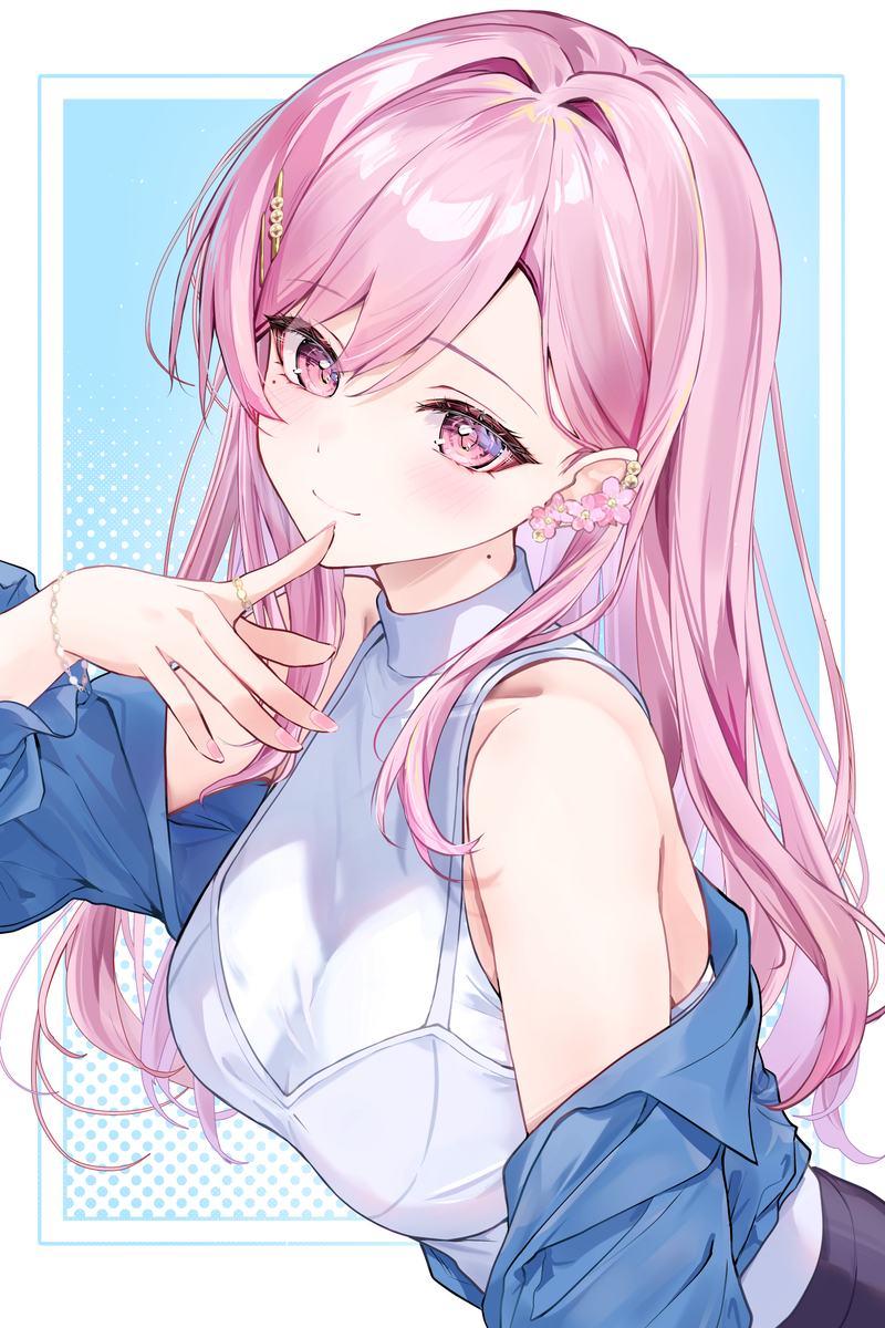 This is a pixiv picture whose title is OC.