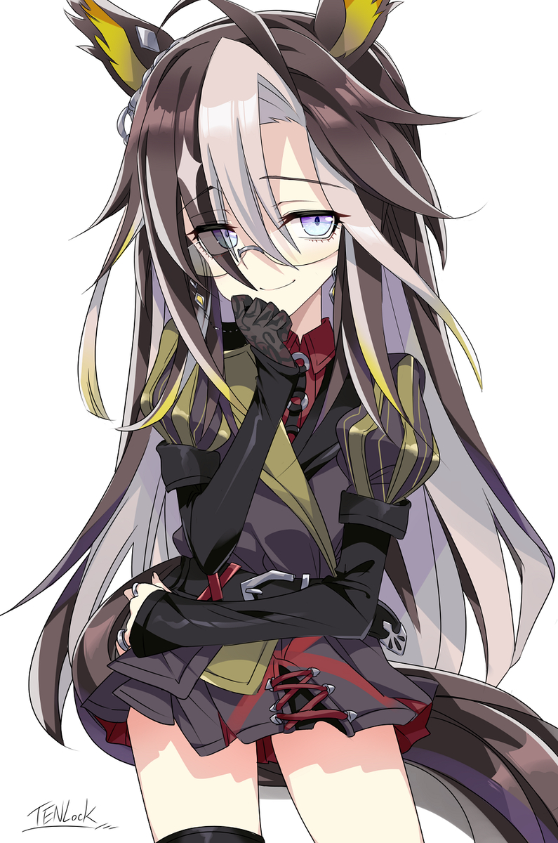 This is a pixiv picture whose title is ミニスカ仕様の勝負服を着たドリジャさん💛.