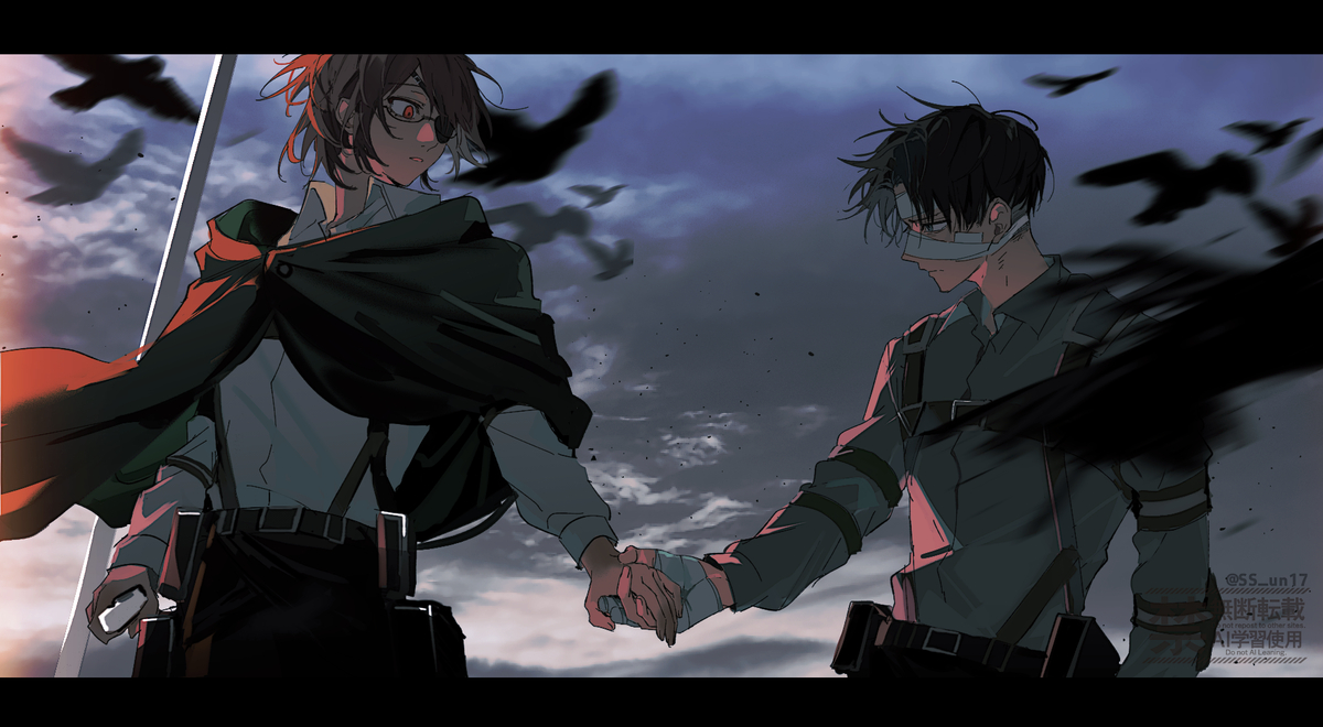 This is a pixiv picture whose title is リヴァハン.