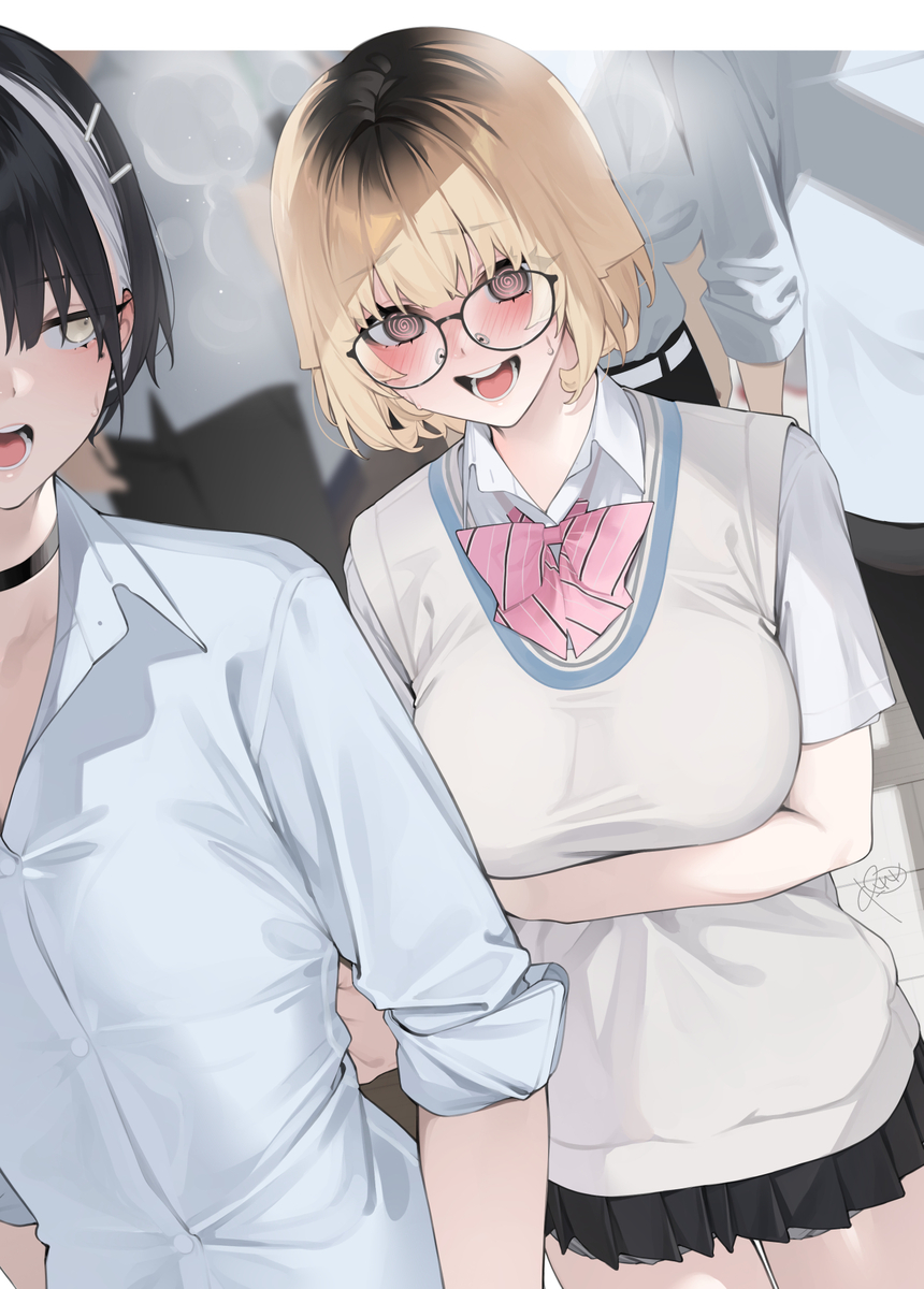 This is a pixiv picture whose title is 「大丈夫？」.