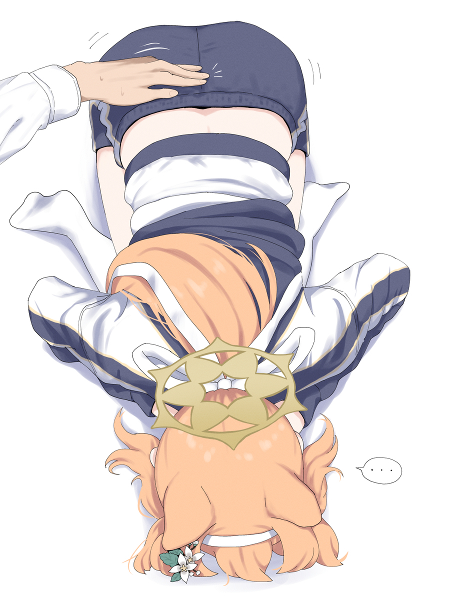 This is a pixiv picture whose title is 腰トントンマリー.