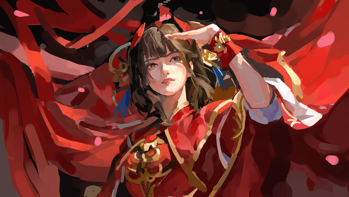 This is a pixiv picture whose title is 画画上官婉儿.