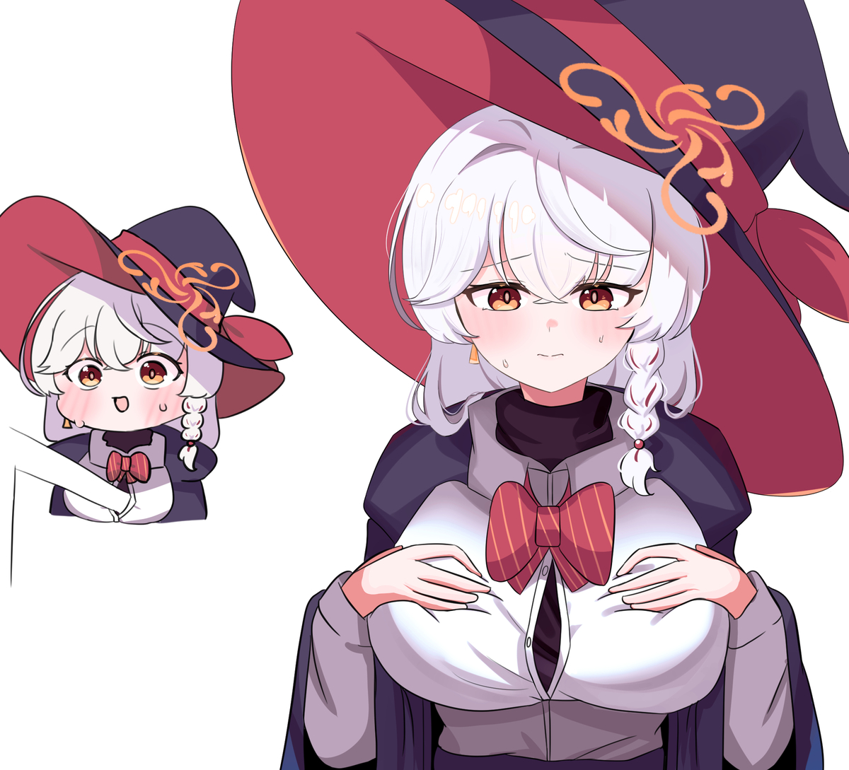 This is a pixiv picture whose title is 에리의 마법 주머니.