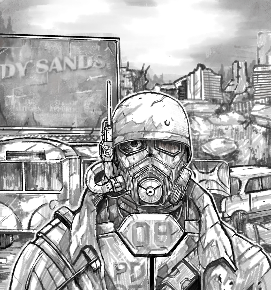 This is a pixiv picture whose title is Shady Sands.