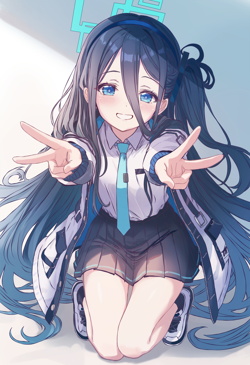 This is a pixiv picture whose title is ダブルピースアリス.