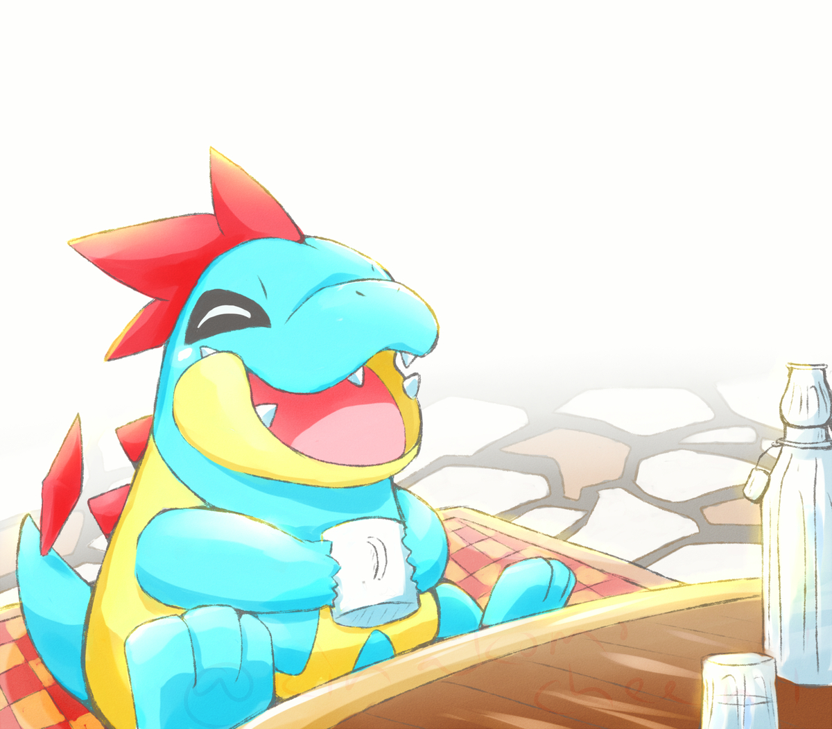 This is a pixiv picture whose title is ☕.