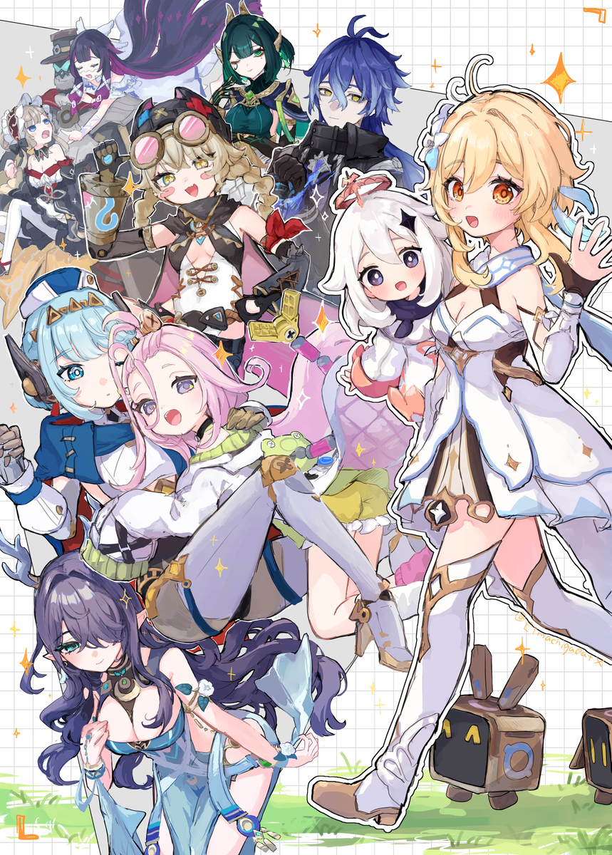 This is a pixiv picture whose title is ナド・クライ集合！.