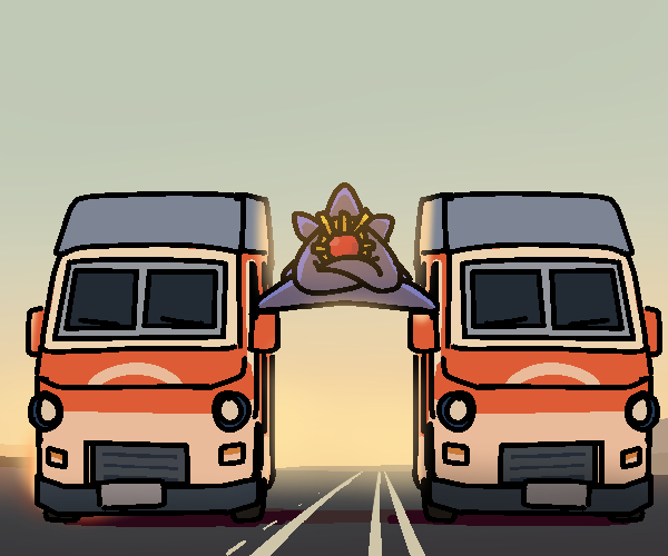 This is a pixiv picture whose title is VOLVO メガスターミー.