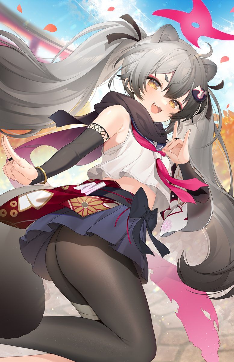 This is a pixiv picture whose title is 💛.