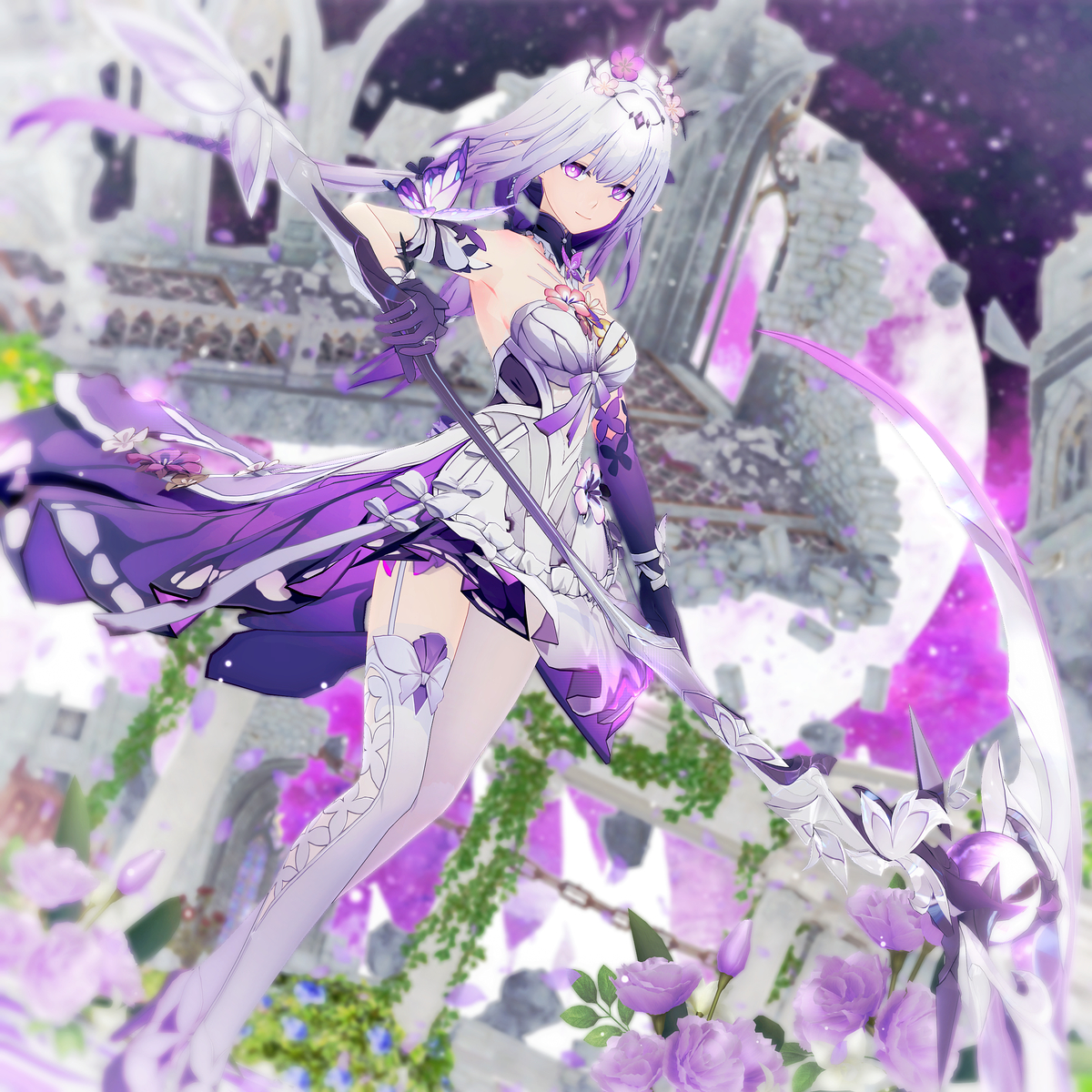 This is a pixiv picture whose title is 【崩壊スターレイル MMD】 キャストリスさん その６.