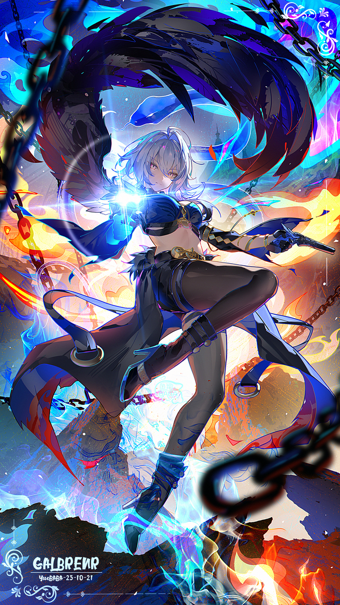 This is a pixiv picture whose title is 嘉贝莉娜.