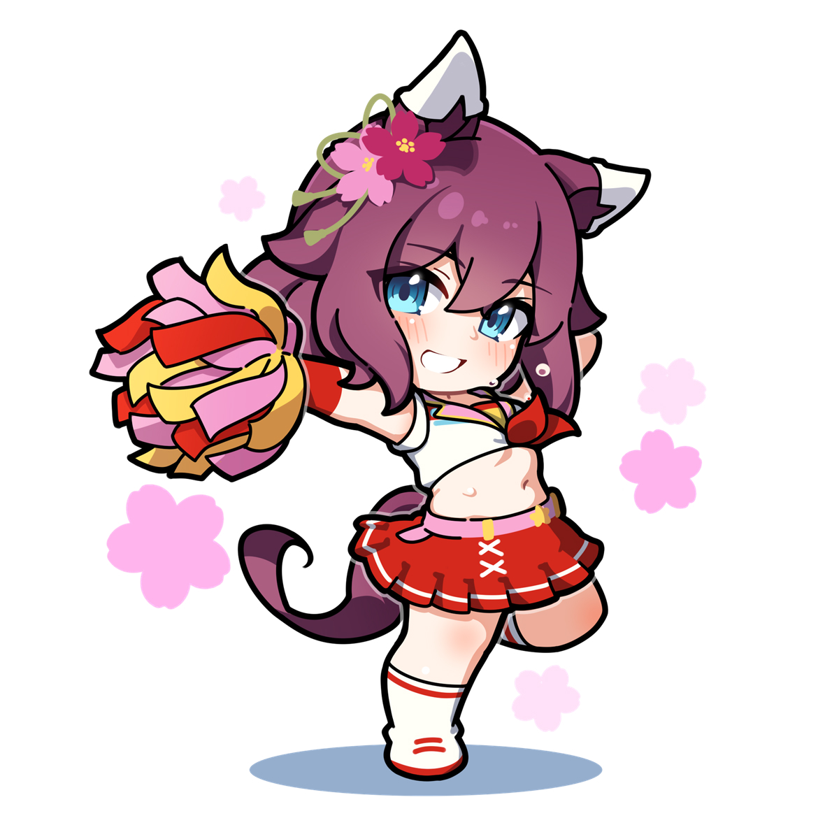 This is a pixiv picture whose title is サクラチヨノオー.