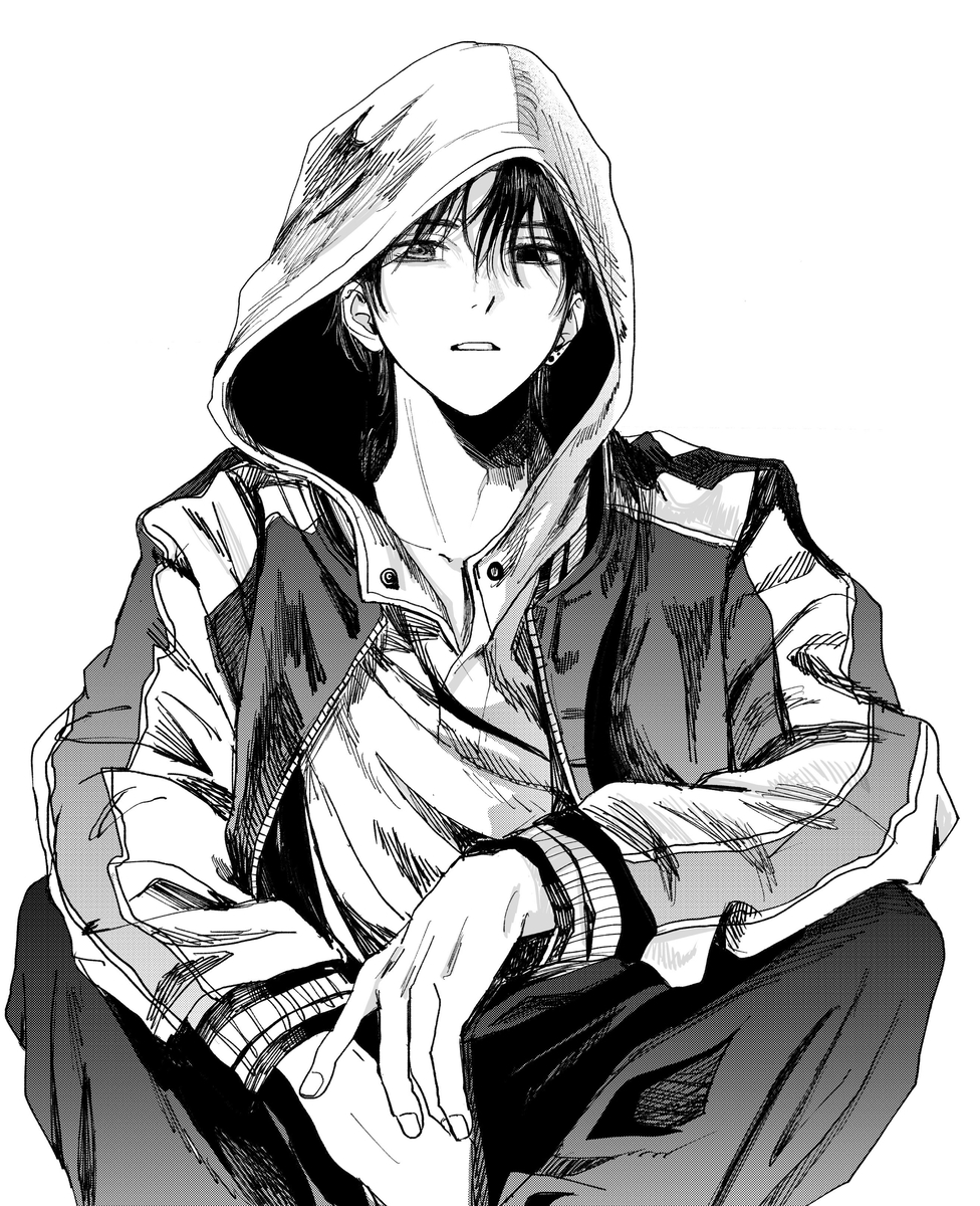 This is a pixiv picture whose title is OC.